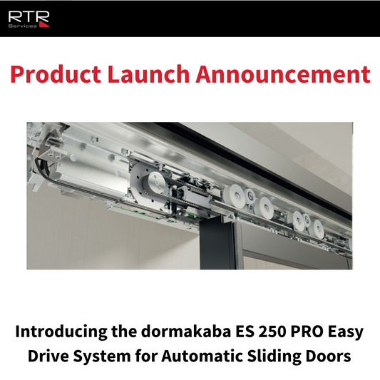 Product Launch Announcement: Introducing the dormakaba ES 250 PRO Easy Drive System for Automatic Sliding Doors
