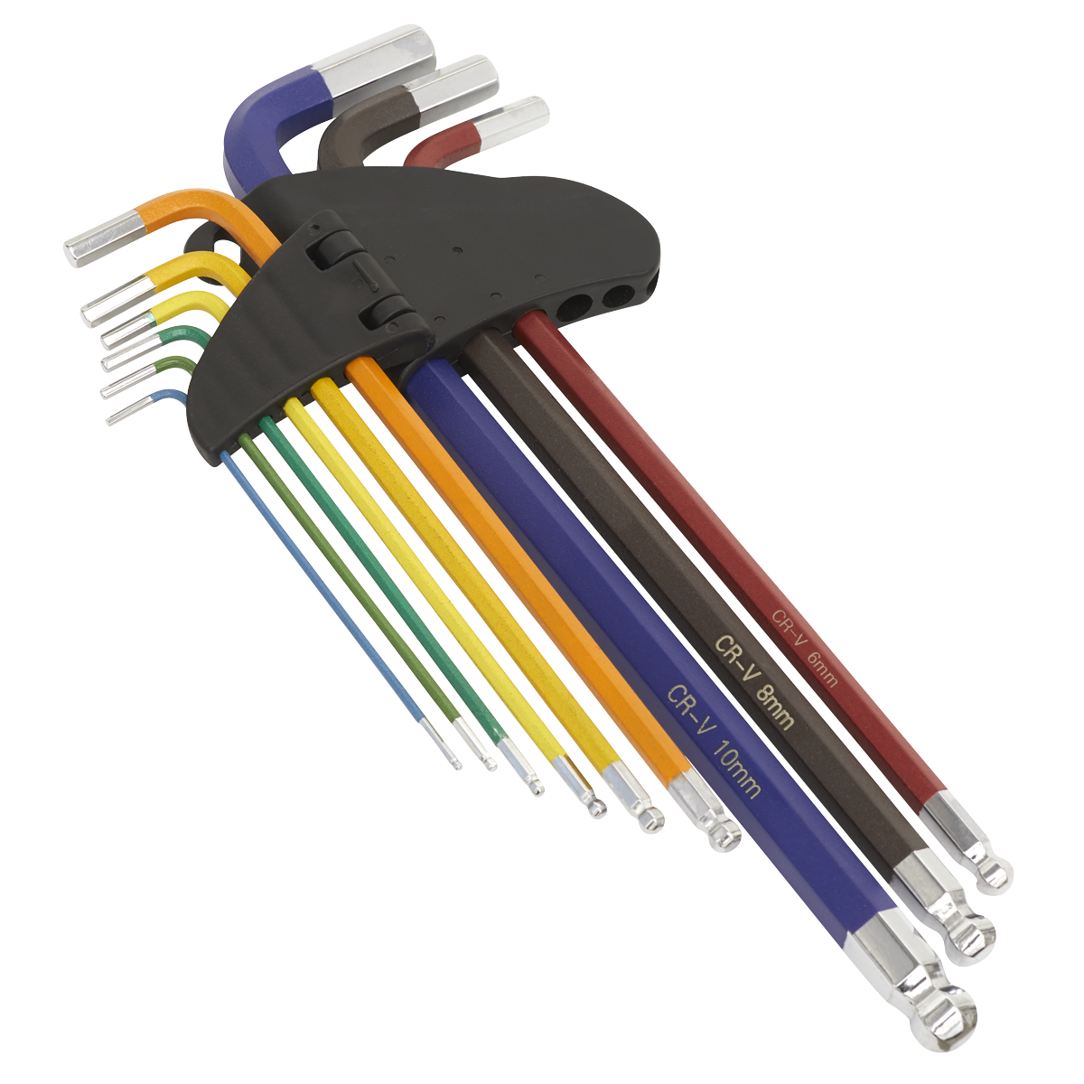 ENT1022 Sealey Premier Extra Long Ball-End Hex Key Set 9pc