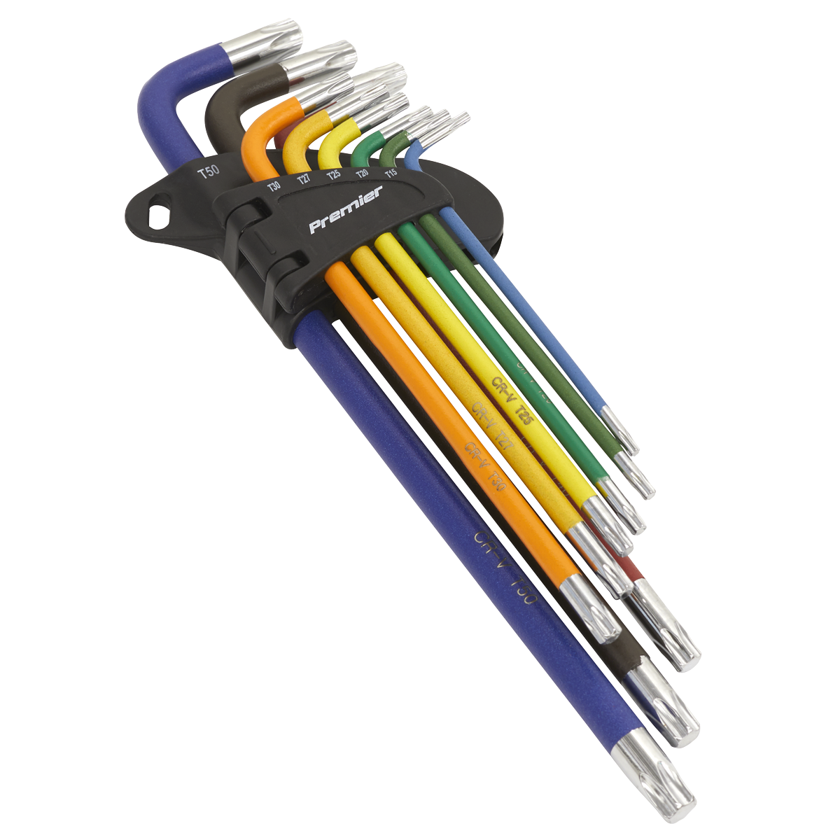 ENT1025 Sealey Premier AK7194 Extra-Long TRX-Star* Key Set 9pc