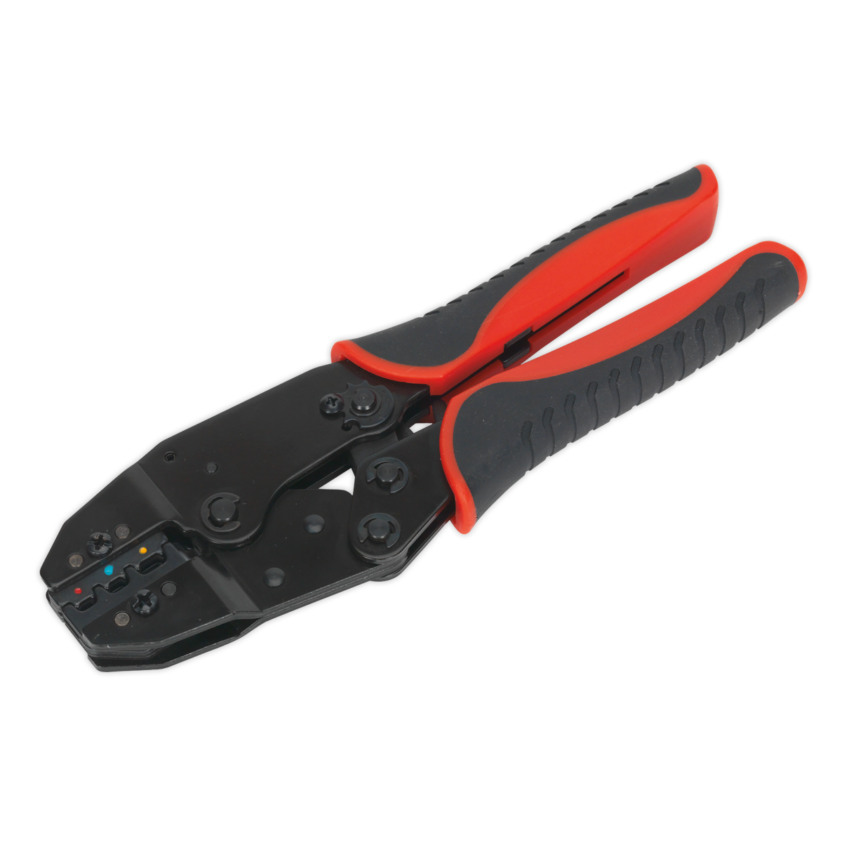 ENT1031 Sealey AK385 Ratchet Crimping Tool Insulated Terminals