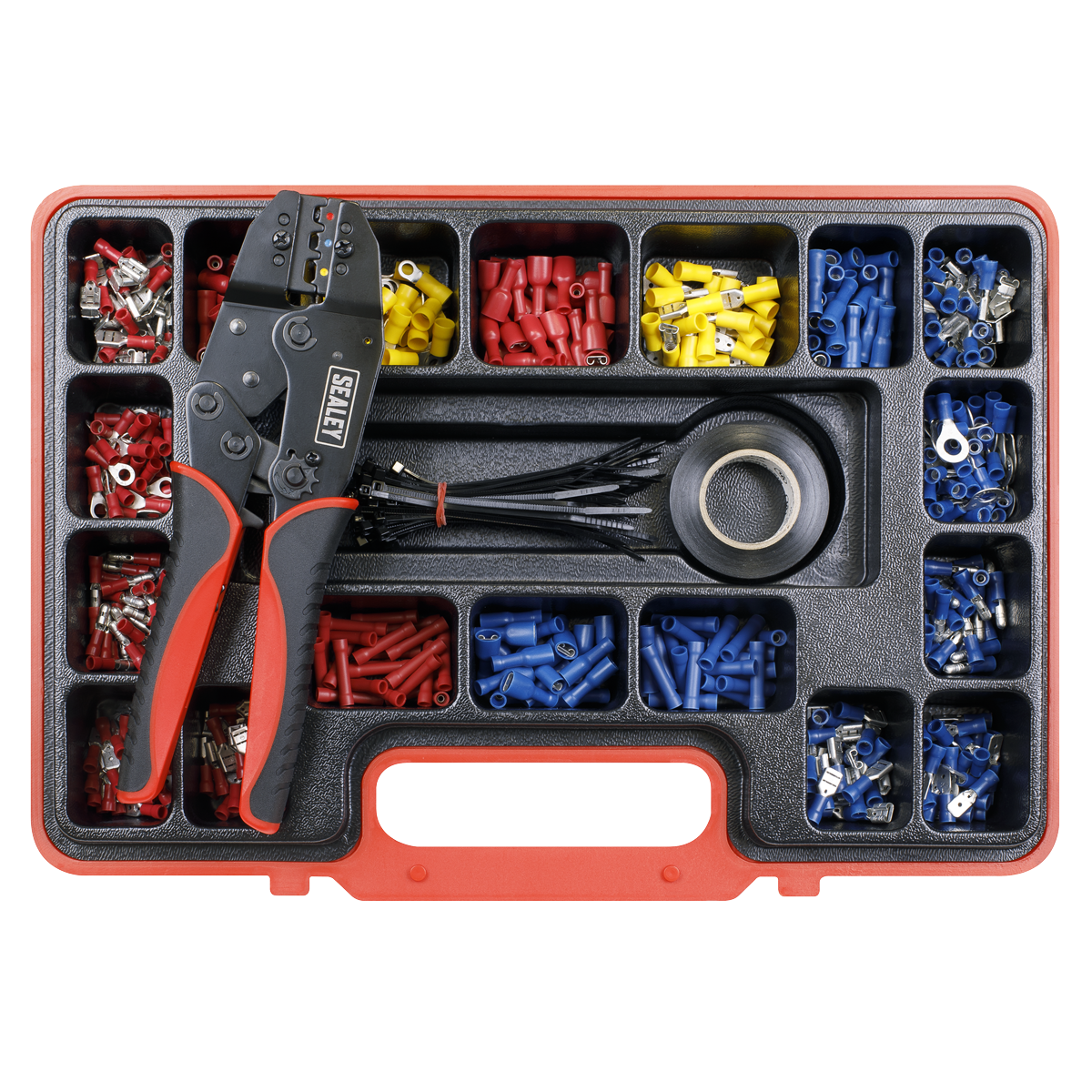 ENT1032 Sealey AK386 Ratchet Crimping Tool Kit 552pc