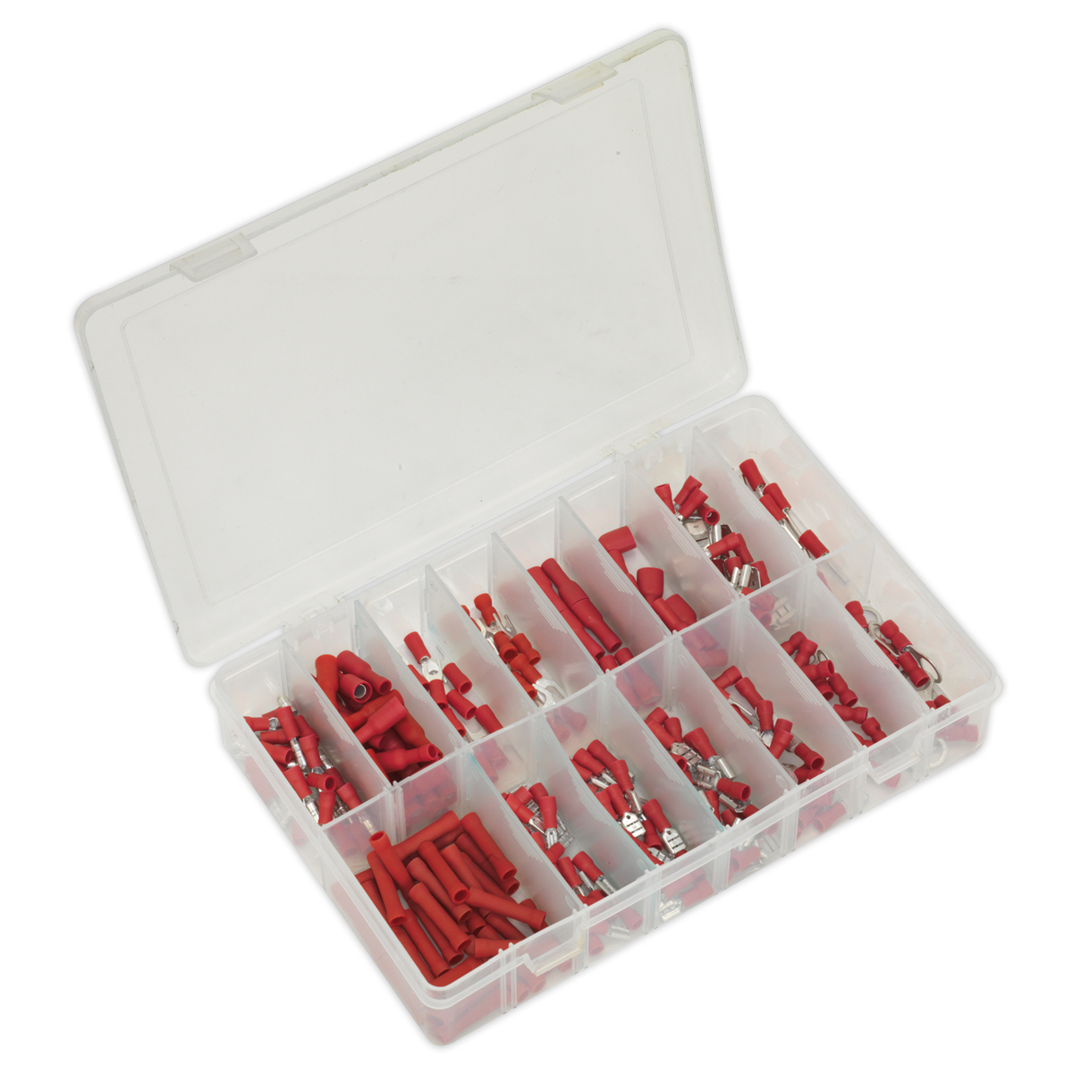 ENT1033 Sealey AB039RT Crimp Terminal Assortment 260pc Red