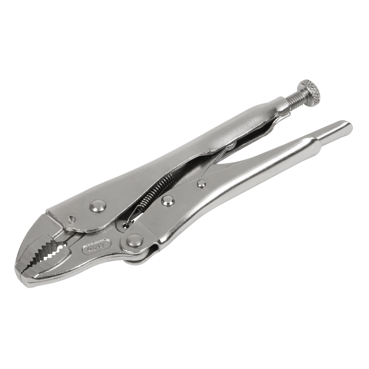 ENT1046 Sealey Premier AK6820 Locking Pliers Curved Jaws 185mm 0-38mm Capacity