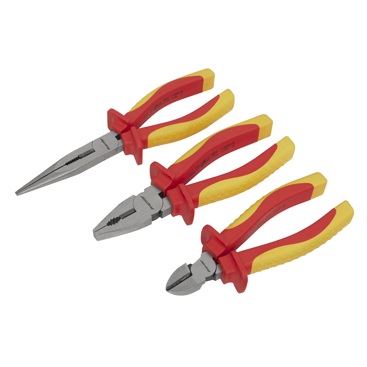 ENT1053 Sealey Premier AK83452 Pliers Set 3pc – VDE Approved