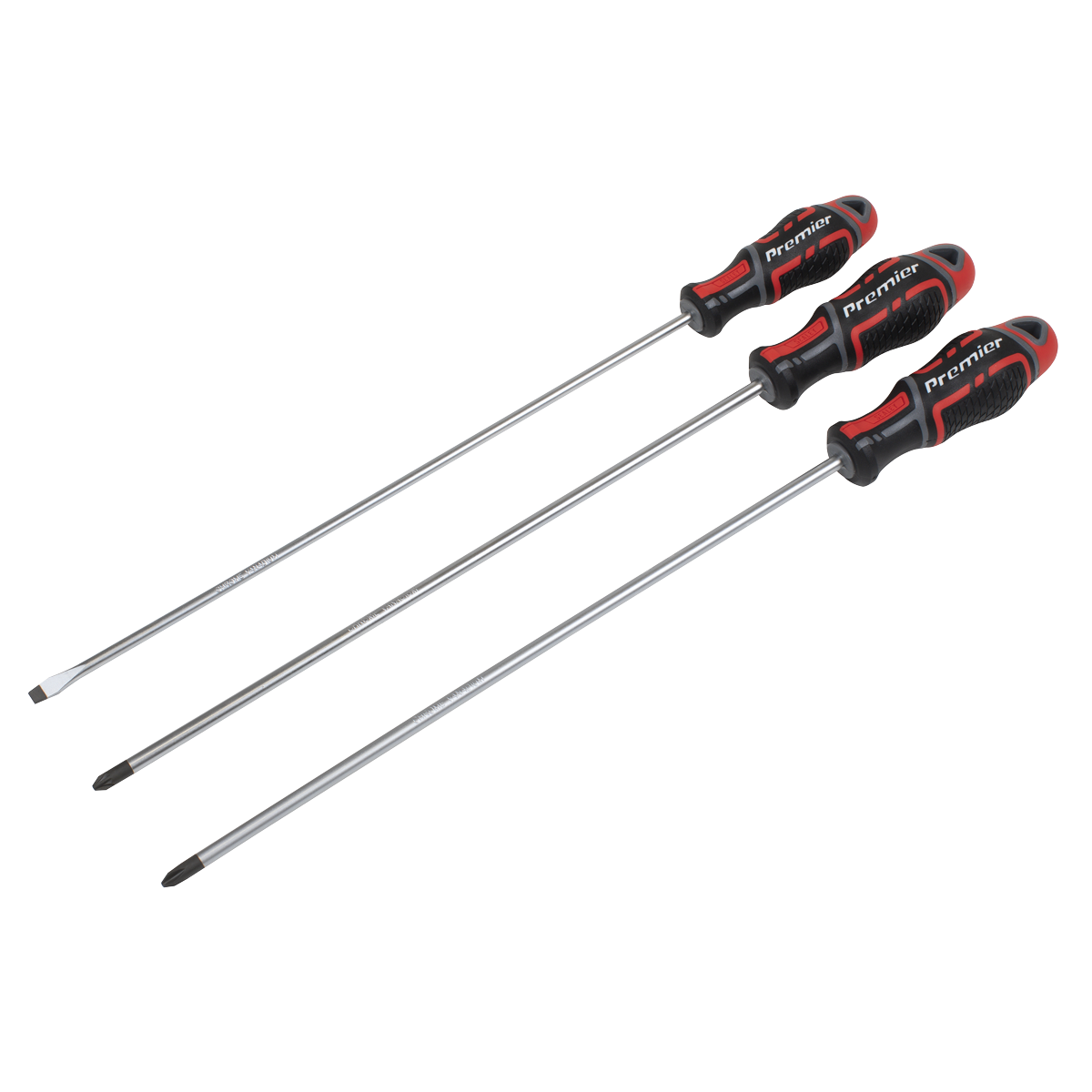 ENT1097 Sealy Premier AK4372 GripMAX® Long Screwdriver Set 3pc