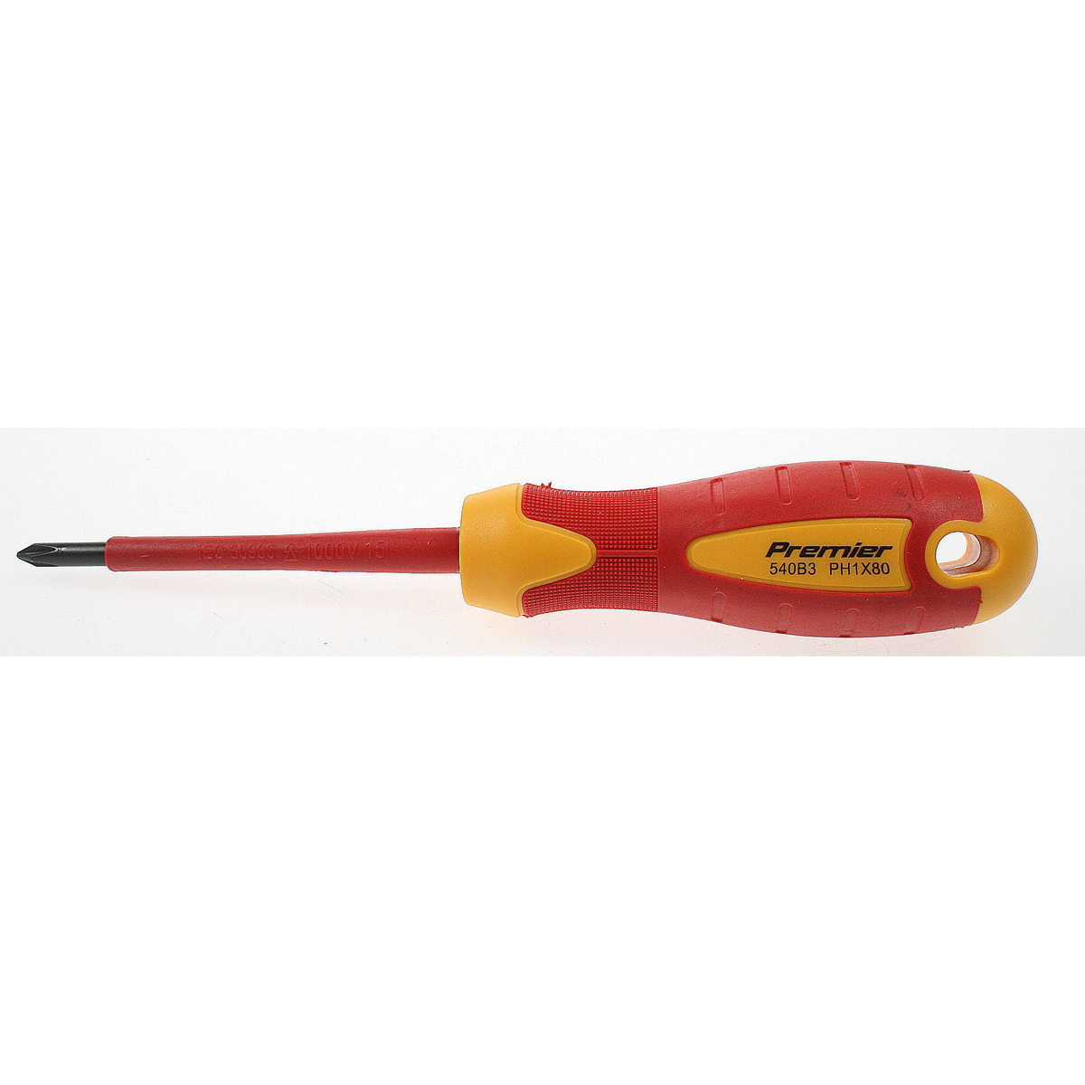 ENT1103 Sealey Premier AK6124.05 VDE Phillips Screwdriver ph1 x 80mm