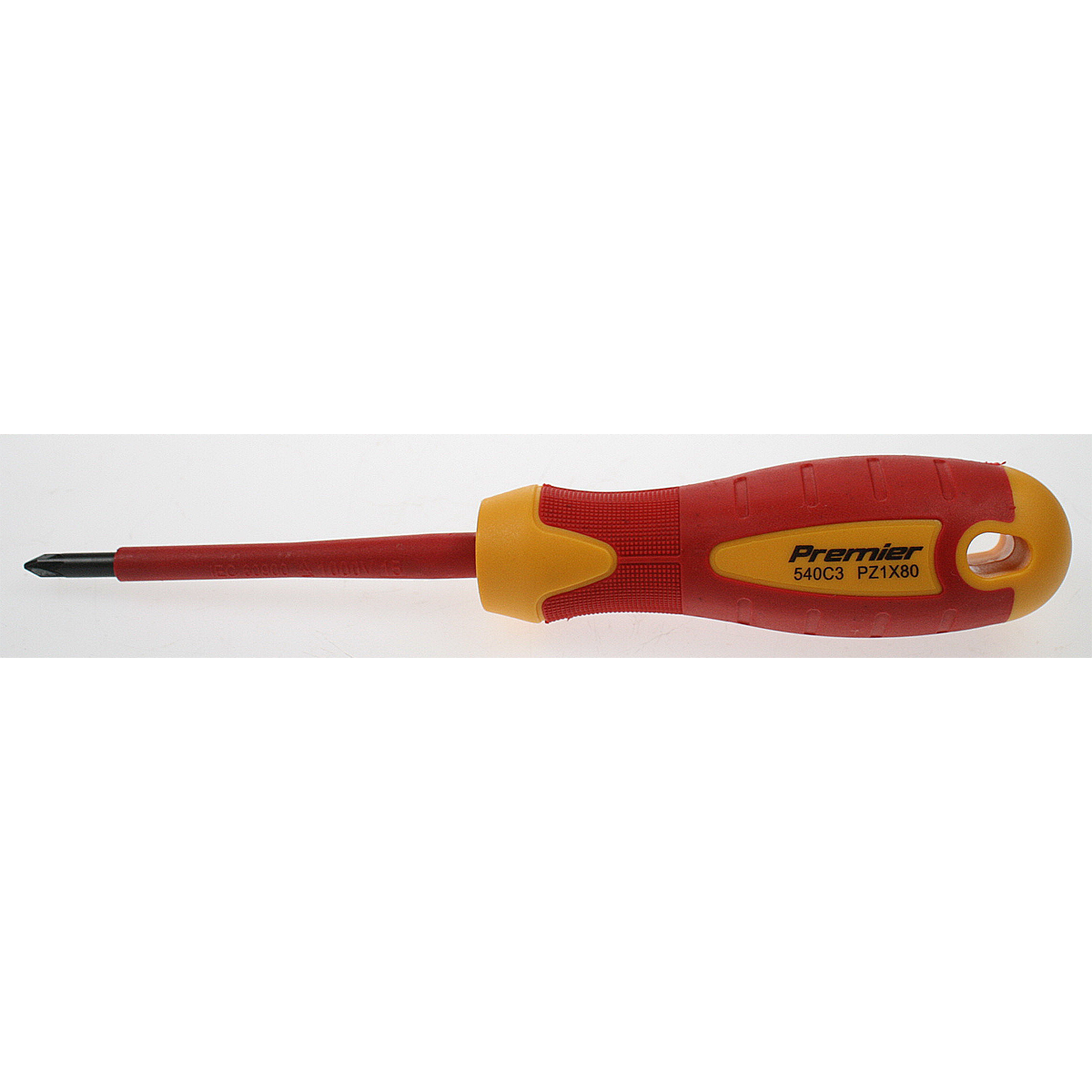 ENT1105 Sealey Premier AK6124.07 VDE POZI Screwdriver pz1 x 80mm