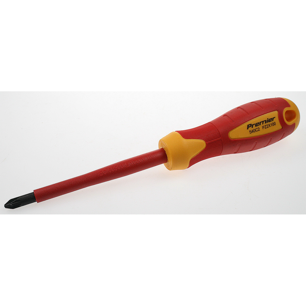 ENT1106 Sealey Premier AK6124.08 VDE POZI Screwdriver pz2 x 100mm