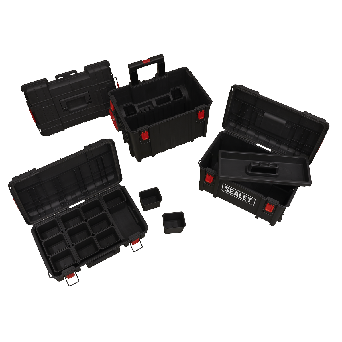 ENT1152 Sealey AP890 Heavy-Duty Mobile Storage System 3pc