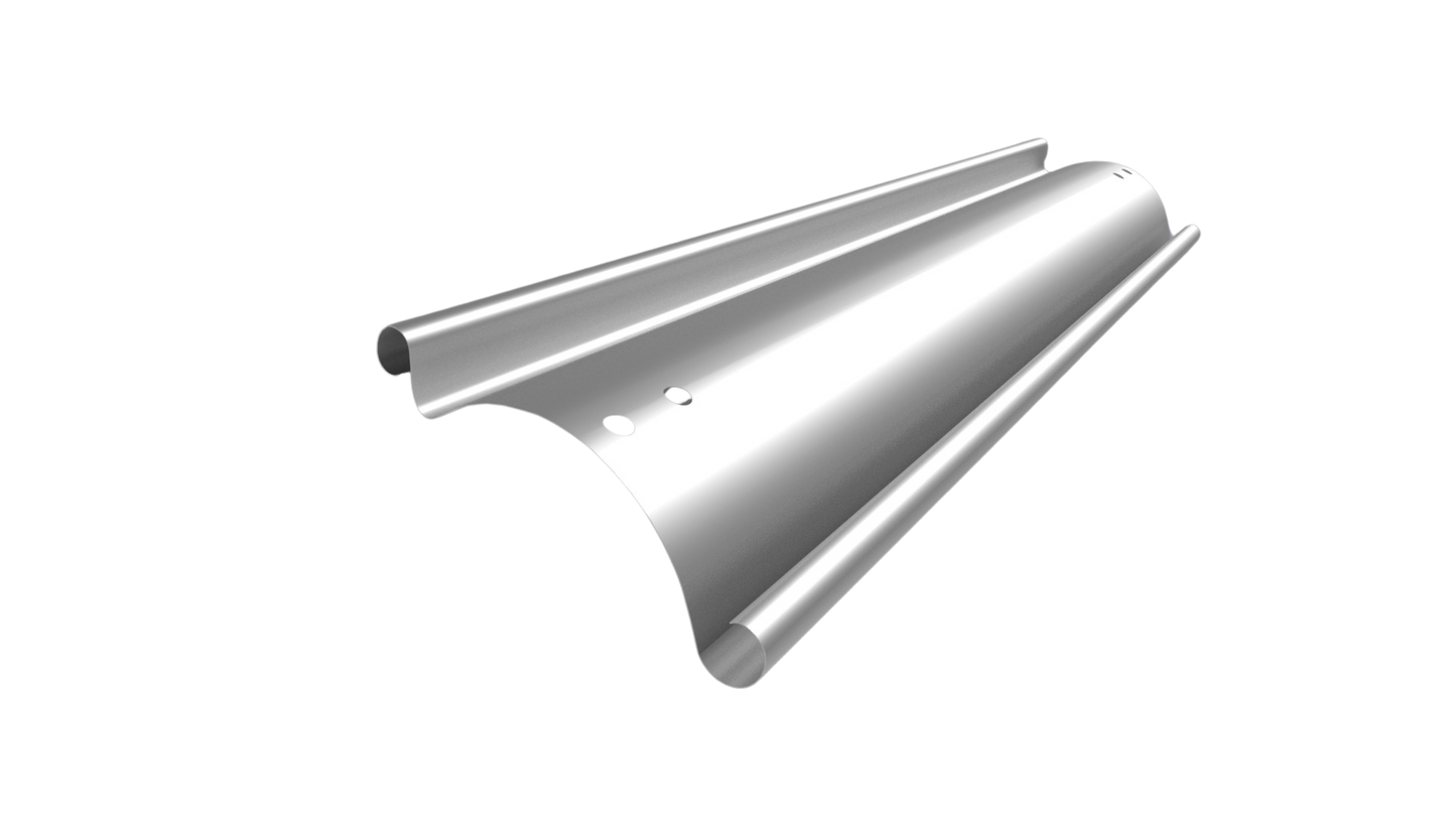 IND0045 22 SWG Galvanized Solid Lath (per mtr)