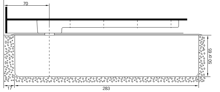 40TC01215. AXIM FS4001 Floor Spring & Box, Non Hold Open Size 1