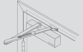 40TC5415DC GEZE TS 4000 S Universal Door Closer - Silver