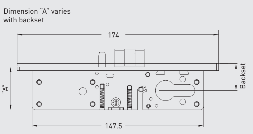 40TCLK210025ERH. AXIM 2100 Series Euro Profile Dead Latch