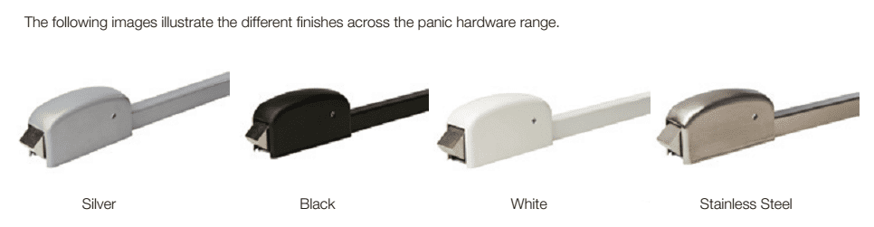 40TCPH361-02 STRAND PH361 Antipanic Outside Access, Silver