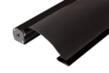 ACC0128 RollerGuard Finger Protection Black Anodised & PVC Blind BS 8613 Compliant