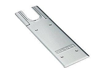 G-130553 GEZE Cover plates for TS 550 NV Polished Stainless Steel