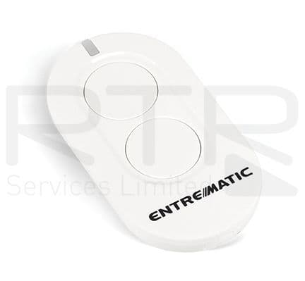 GAB4332 Ditec ZEN2W 2 Channel Transmitter 433 MHz White