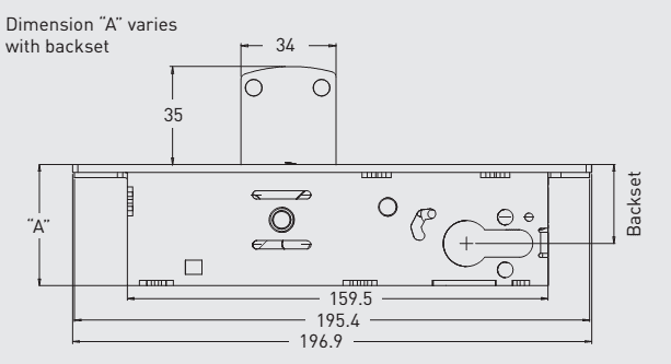 HRD 8212 Alpro 52220 Narrow Stile Barbolt Euro Profile Cylinder Lock