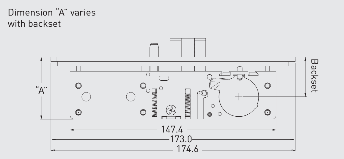 HRD 8234 Alpro 4510 Series Round Cylinder Deadlatches