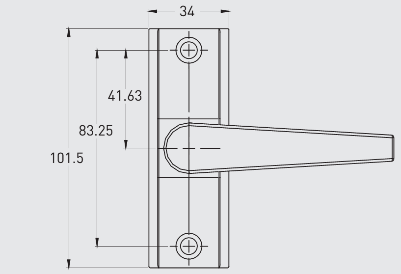 HRD 8250 Alpro 456 Series Lever Handles