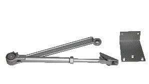 R-11158 Rutland Hold Open Armset including PA Bracket , Silver