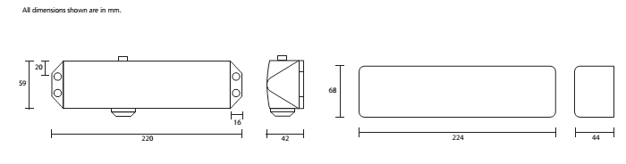 R-11371 Rutland TS.3204 Closer EN3, Silver Cover