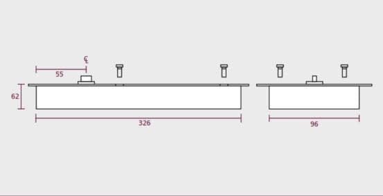 R-12101 Rutland TS.7306 Floor Spring, Hold Open, B/Check EN3-6