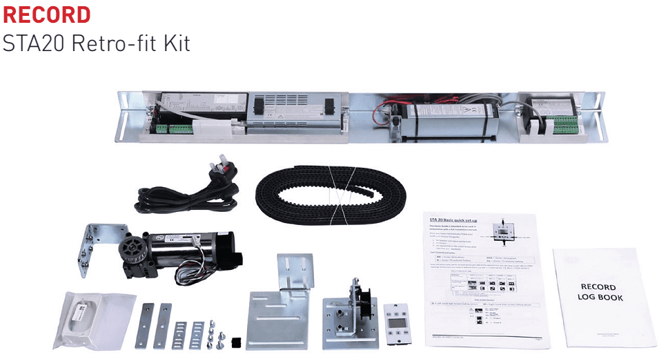 RE-STA20-RETRO RECORD STA20 Sliding Door Retrofit Kit