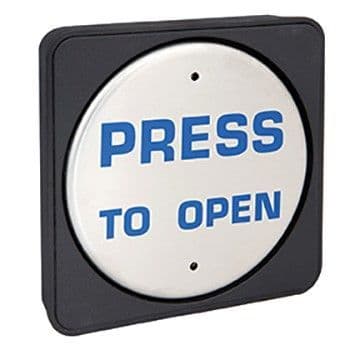 SAP2022 Larco Stainless Steel Round Push Pad 4.5"
