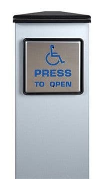 SAP2062B Larco Aluminium Bollard with Transmitter