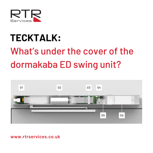 TechTalk: What's under the cover of the dormakaba ED swing unit?
