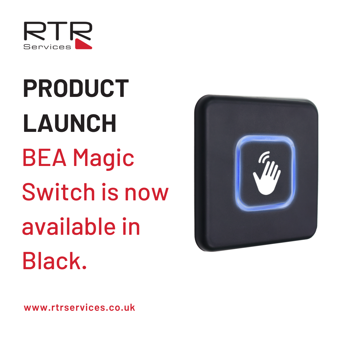 BEA Magic switch now available in Black. – RTR Services