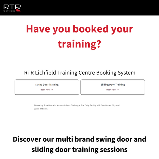Have you booked your training?