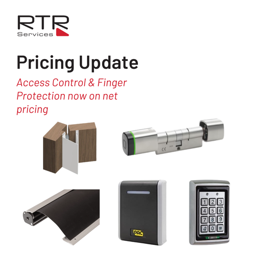 RTR Services Announces Net Pricing Shift for Access Control and Finger Protection Range