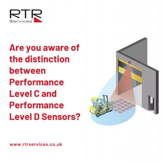 Are you aware of the distinction between Performance Level C and Performance Level D as they apply to automatic door sensors?