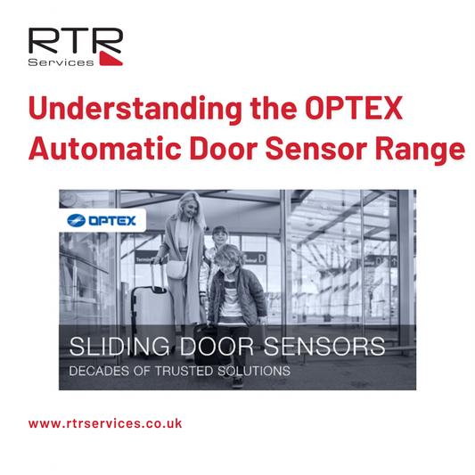 Understanding the OPTEX Automatic Door Sensor range