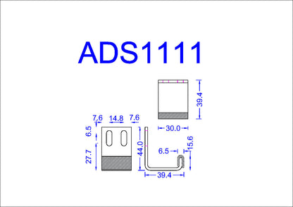 ADS1111 GEZE SLT Floor Guide Master to Slave Leaf