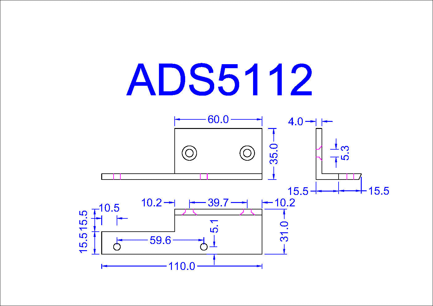 40ADS5112 Record Door Guide TSA RH Raw