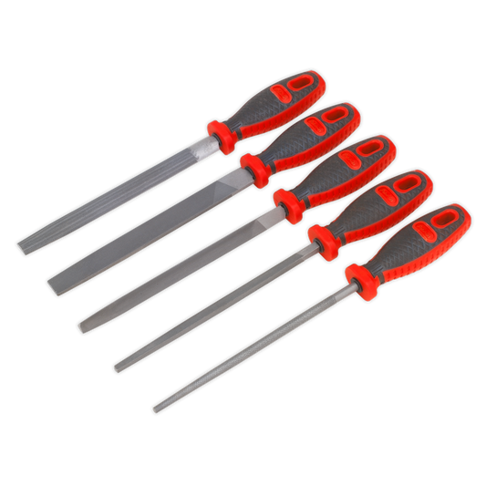 ENT1009 Sealey Premier Engineer’s File Set 5pc 200mm