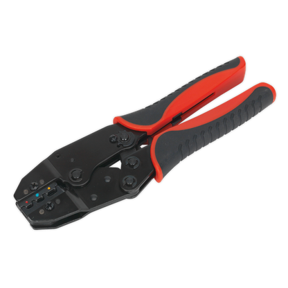 ENT1031 Sealey AK385 Ratchet Crimping Tool Insulated Terminals