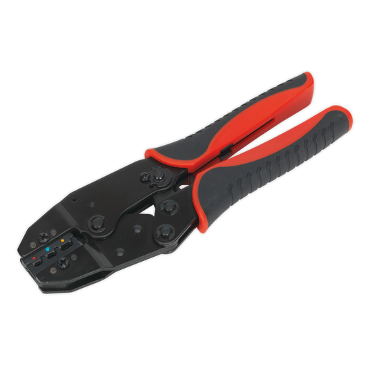 ENT1031 Sealey AK385 Ratchet Crimping Tool Insulated Terminals