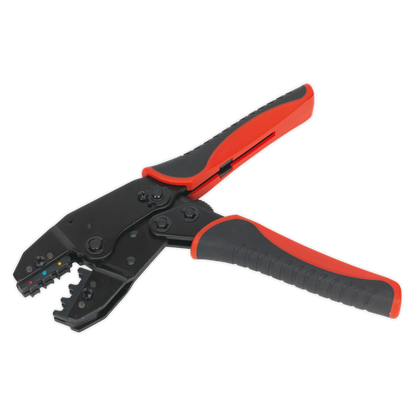 ENT1031 Sealey AK385 Ratchet Crimping Tool Insulated Terminals