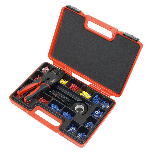 ENT1032 Sealey AK386 Ratchet Crimping Tool Kit 552pc