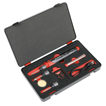 ENT1036 Sealey SDL11 Rechargeable Soldering Iron Kit 30W