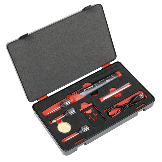 ENT1036 Sealey SDL11 Rechargeable Soldering Iron Kit 30W