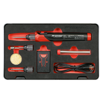ENT1036 Sealey SDL11 Rechargeable Soldering Iron Kit 30W