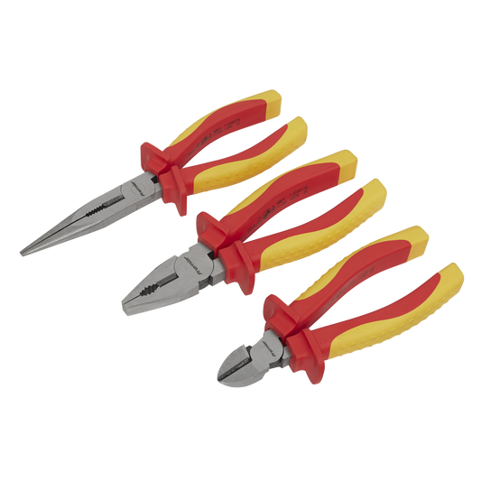 ENT1053 Sealey Premier AK83452 Pliers Set 3pc – VDE Approved