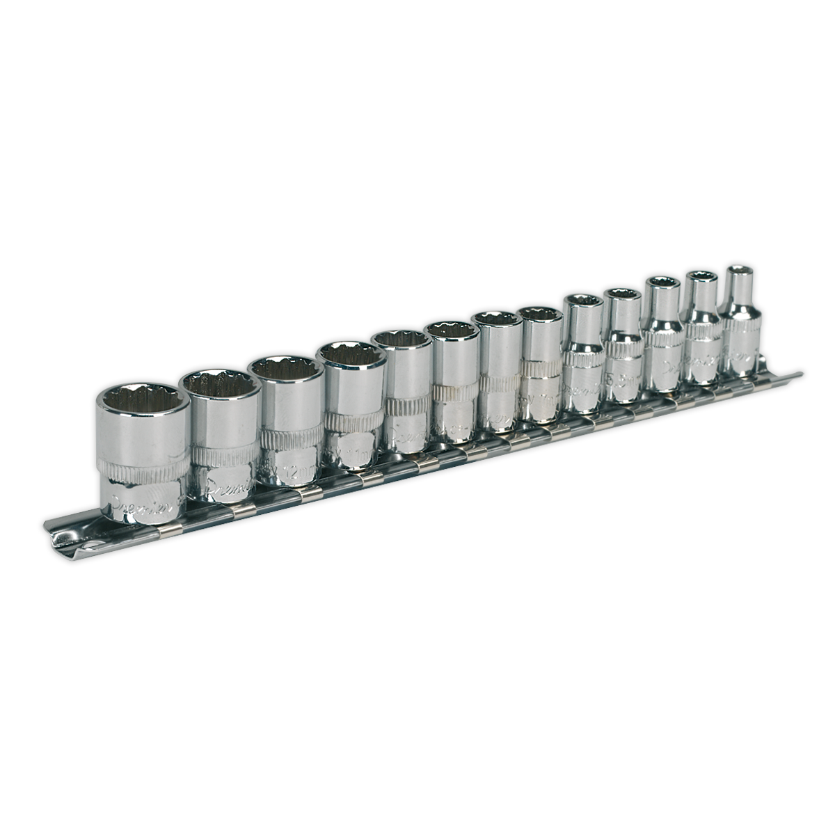 ENT1057 Sealey Premier AK2680 Lock-On™ Socket Set 1/4"Sq Drive 13pc