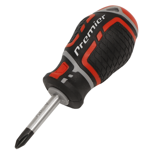 ENT1073 Sealey Premier AK4363 Pozi (Stubby) GripMAX® Screwdriver #2 x 38mm