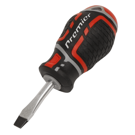 ENT1078 Sealey Premier Slotted (Stubby) GripMAX® Screwdriver 6 x 38mm